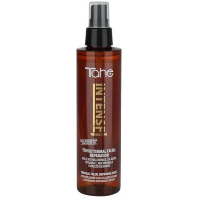 Tahe Intense tonico termico facciale riparatore con acido ialuronico, collagene, vitamina E, niacinamide ed estratto di bambù, 200 ml