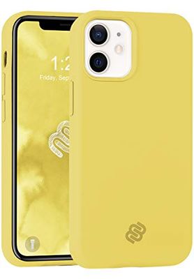 Mobello Velvet Silikon Żółty Citrus iPhone 12