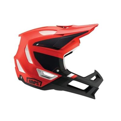 100% Trajecta Downhill Helm Rood/zwart S (52-56)