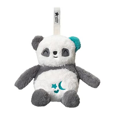Tommee Tippee PipPanda Deluxe baby en peuter geluids- en lichte slaaphulp, automatische CrySensor kalmeert met 3 natuurlijke geluiden en 3 slaapliedjes, instelbaar volume, zachte pluche stof