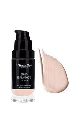 PIERRE RENE Skin Balance Cover 21-Porcelain Beige 30ML, Único, Estándar