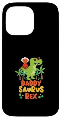 Daddy Dad Saurus Rex Dinosaur Dino for Father Case for iPhone 14 Pro Max