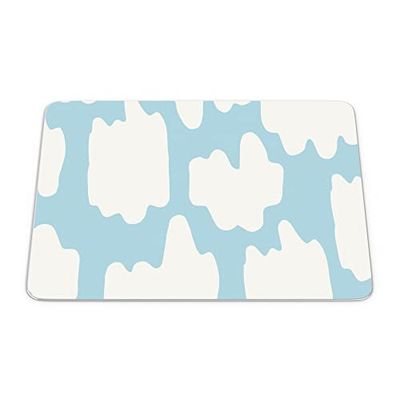Bonamaison, Tappetino per mouse rettangolare, con stampa digitale, antiscivolo, per ufficio e casa, dimensioni: 22 x 18 cm