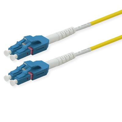 ROLINE Duplex glasvezelkabel 9/125µm OS2, LC/LC, UNIBOOT, geel, 10 m
