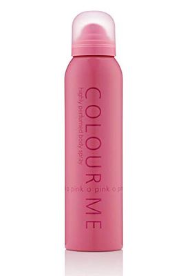 COLOUR ME Pink Parfum pour femme. Spray corporel 150 ml, Parfum de luxe - Parfum pour femme, Parfum pour femme longue durée par Milton-Lloyd