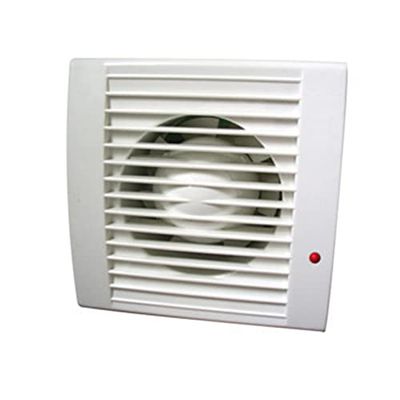 PRENDELUZ Extractor de aire 156x156mm, taladro 105mm, ideal para ventilación y extracción en proyectos de construcción y mejora del hogar.