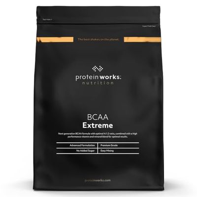 THE PROTEIN WORKS Acide Aminé BCAA Extreme, Explosion d'oranges, 250g