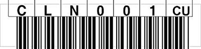 LTO Cleaning Label horizontal pour cln001 circulaire Numéros cln020