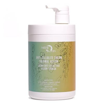 Anticellulite Riduttore effetto calore. Crema anticellulite termica che combatte la cellulite. Con caffeina, Iodo biologico ed estratti di alghe 1000 ml. Marca: Notte e Giorno