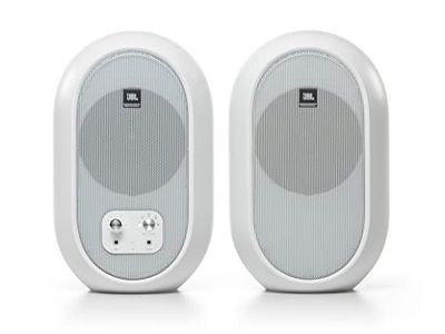 JBL 1 Series 104 Compact Powered Desktop Reference Monitor Bluetooth Version - Wit (verkocht als paar)