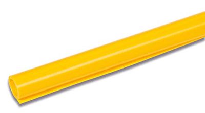 HERMA 2 m x 40 cm Non Adhesive Mat Book Cover Plastic Film Roll, Clear Yellow