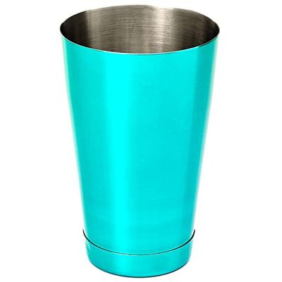 Barfly M37083TL Cocktail Tin, Stainless Steel, Teal