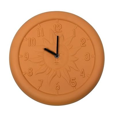 Poolmaster 52550 Horloge d'intérieur ou d'extérieur en Terre Cuite 30,5 cm