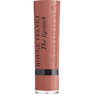 Bourjois - Rouge Velvet The Lipstick - Rossetto Opaco a Lunga Tenuta in Stick - 015 Peach Tatin - 2.4 g