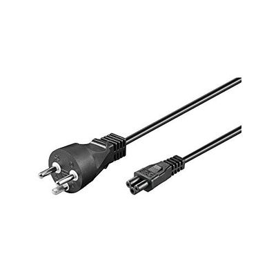 Goobay 30857 Cordon D'Alimentation Danemark, 2 m Longueur, Noir