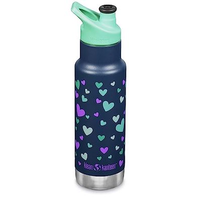 Klean Kanteen Classic Smal VI Deckel Marinblå Hjärtan 355 ml