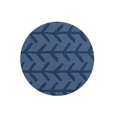 Questo Casa, Round Digital Printed Mouse Pad, Non-Slip Base, for Office and Home, Diameter:22cm