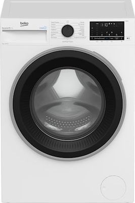 Beko - BWGU384S - Lavatrice 8kg, Classe A, 1400giri, Inverter, Vapore SteamCure, Cassetto detersivo autopulente, Bluetooth, Dimensioni AxLxP: 84x60x55cm. Profondità solo mobile:50cm
