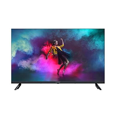 Kiano Elegance TV Smart TV 32 tum 80 cm | LED HD-TV | Ramlös metall | Android TV Netfilx YouTube | 3 HDMI | Dolby Audio | Triple Tuner DVB-T2 | Svart