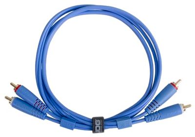 UDG Audio Kabelset RCA - RCA Blauw Recht 3m