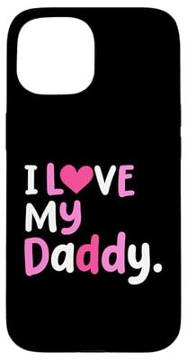 J'aime mon papa Le meilleur papa de tous les temps Fête des Pères Cool Kids Coque pour iPhone 15