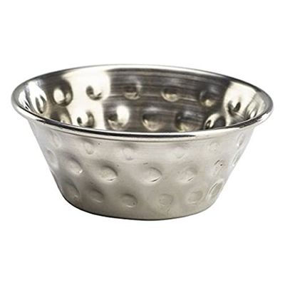 Genware NEV-RAMSTH115 Stainless Steel Hammered Ramekin, 1.5 oz.