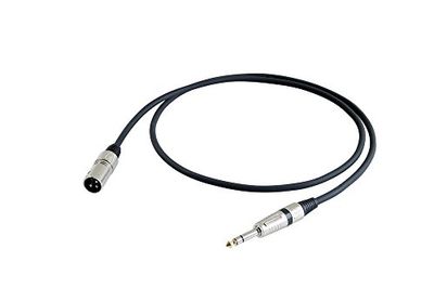Proel stage335lu3 audiokabel - audiokabel (6,35 mm, XLR (3-pin), mannelijk, recht, recht)