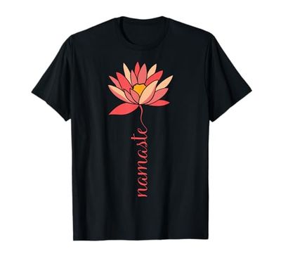 Namaste Lotus Meditation Workout Exercise Yoga Lover Gift Maglietta