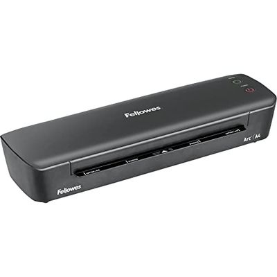 Fellowes Arc A4-lamineerapparaat, voor het warm lamineren van zakken tot 80 micron, antijamhendels, creatieve hobby's, 30 cm/min, 4570001