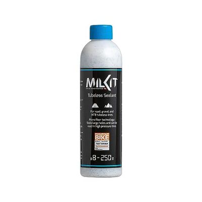 milKit Tubeless tätningsmjölk i 75 ml flaska – cykeldäcktätningsmedel – tätningsmjölk slanglös mjölk cykeldäck tätningsmedel MTB, vägcykel och Co.