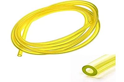 cyclingcolors Tubo de Combustible 2.5mm x 5mm x 1m Amarillo Transparente Manguera Gasolina Cortacéspedes DESBRAOZADORA MOTOCULTOR Motosierra