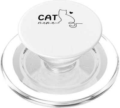 Día de la Madre - Regalo para mamá gato PopSockets PopGrip para MagSafe