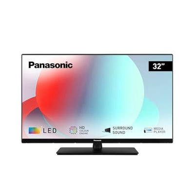 Panasonic TS-32N30AEZ, Serie N30 32 pollici HD LED TV, 2024, Lettore Multimediale USB, Alto Contrasto, Triplo Sintonizzatore HD, HDMI, Opzione Montaggio a Parete, Per Un'Esperienza Visiva Ottimale