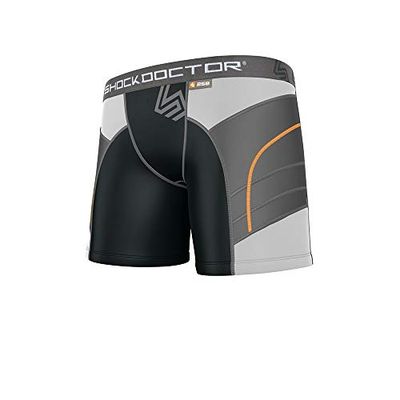 ShockDoctor dam skyddskläder ultra dubbel kompressions-glidning-Short SVART Small