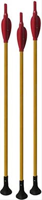 Black Flash Archery 90736 – Arcy Madera Flecha jusa con Ventosa, Exterior Y Deportes, Juego de 3