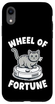 Wheel Of Fortune Cat Joke Robot Vacuum Cleaner Cat Case for iPhone XR