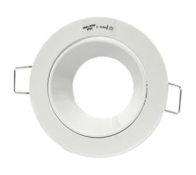 Ronde ring met reflector in elegant wit, ideaal voor stijlvolle verlichting. Perfect voor fotoshoots, make-up en meer. Zorgt voor zacht, diffuus licht voor professionele resultaten.