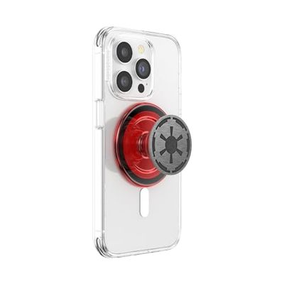 PopSockets: PopGrip Round per Magsafe - Anello Adattatore per MagSafe Incluso - Supporto e Impugnatura per Telefoni Cellulari e Custodia con un Top Intercambiabile - Long Live The Empire