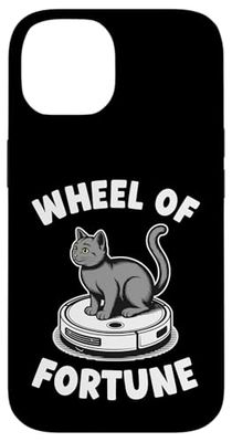 Wheel Of Fortune Cat Joke Robot Vacuum Cleaner Cat Case for iPhone 14