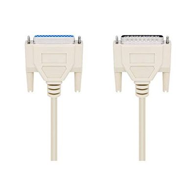 Goobay 50541 D-SUB 25-pin Extension Cable, Male/Female, Serial 1:1