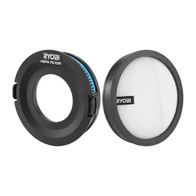 RYOBI - Jeu de filtres pour aspirateur balai anti-emmêlement Brushless - pour aspirateur Ryobi RASV18BL-0 & RASV18BL-1X40G - RACLASVF-2