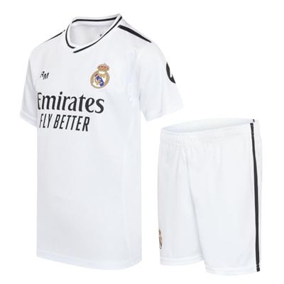 Real Madrid Home Kit Barn Säsong 24/25, Mbappé, 4 års, Replica Yenye Leseni Rasmi