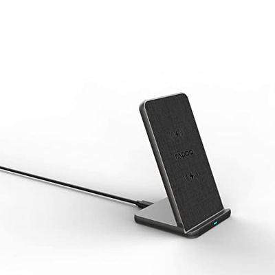 Rapoo XC360 Smartphone, Tablette Noir USB Recharge sans fil Charge rapide Intérieure