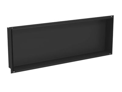 Mexen Étagère encastrable sans collerette 90x30 cm en Acier Inoxydable X-Wall-NR - Noir - 1971903010