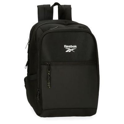 Reebok Hamilton Laptop Backpack 13.3", Black/White, Daycare Backpack