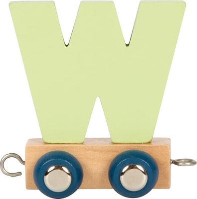 small foot Train Alphabet Polaire Lettre W en Bois, Combiner, décorer, Offrir, 12593