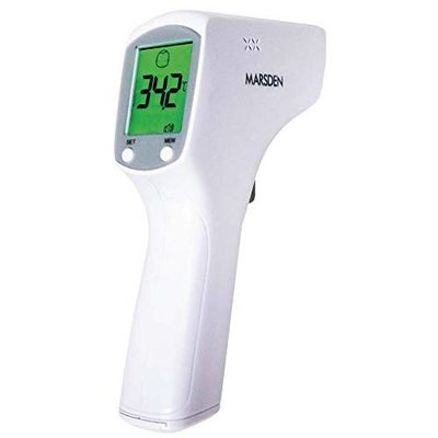 Marsden DF717 niet Contact Infrarode Voorhoofd Plastic Thermometer FT3010, Wit
