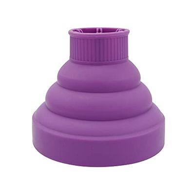 通用 SIMD Interfaz de secador de Pelo Plegable con Capucha de Aire, Color Morado, 1 Unidad, Acrílico