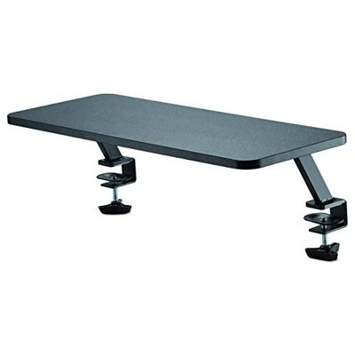 StarTech.com Soporte Elevador de Monitor - Riser - Estante de Sobremesa de Tipo Mordaza - Extra Ancho de 65cm - para Monitores de hasta 34 Pulgadas - Negro (MNRISERCLMP)