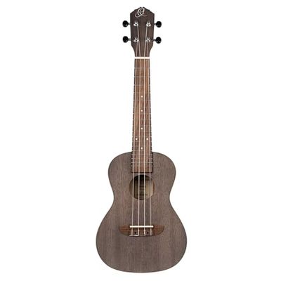 Ortega Guitars Concert Ukulele Lefthanded – Acoustic – Earth Series – Okoume, Black (RUCOAL-L)